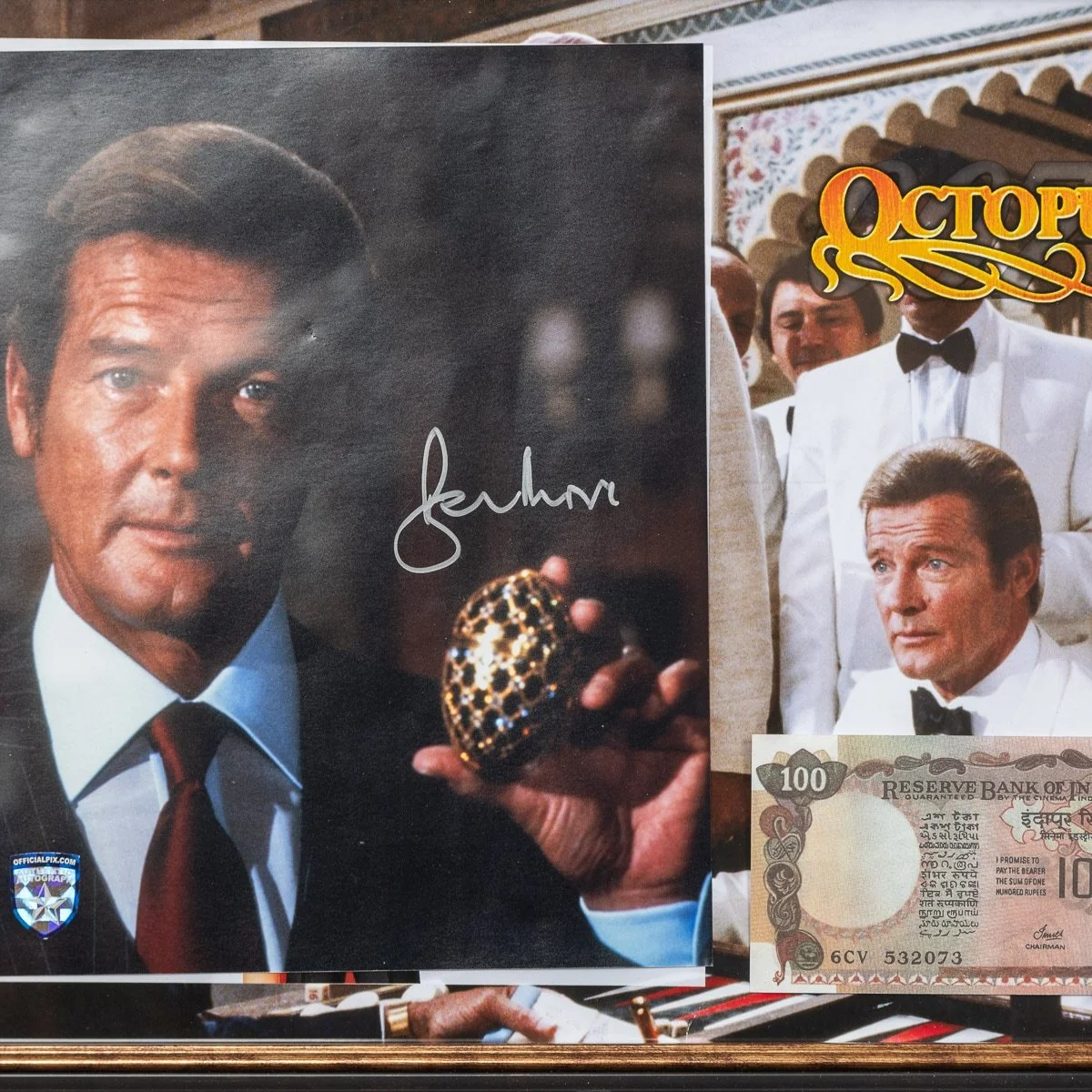 ORIGINAL JAMES BOND 007 'OCTOPUSSY' FILM POSTER, SIGNED BY MAUD